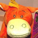 COW PILLOW Plush -Sugar Loaf STUFFED GREEN! NEW!