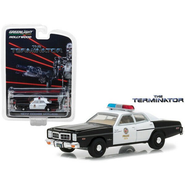 1977 Dodge Monaco Metropolitan Police White and Black The Terminator ...