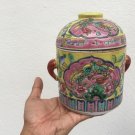 GINSENG SOUP COVERED BOWL Peonies & Phoenix Porcelain Box Nyonya Baba Kitchen