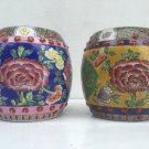 ONE PAIR Nyonya Stool 200mm Chair Bench Phoenix Chinese Porcelain Furniture