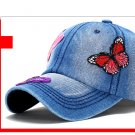 Women caps hats floral snapback style caps butterfly summer end spring Baseball hot sale