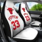 Chicago Bulls pair of car seat Covers customizable