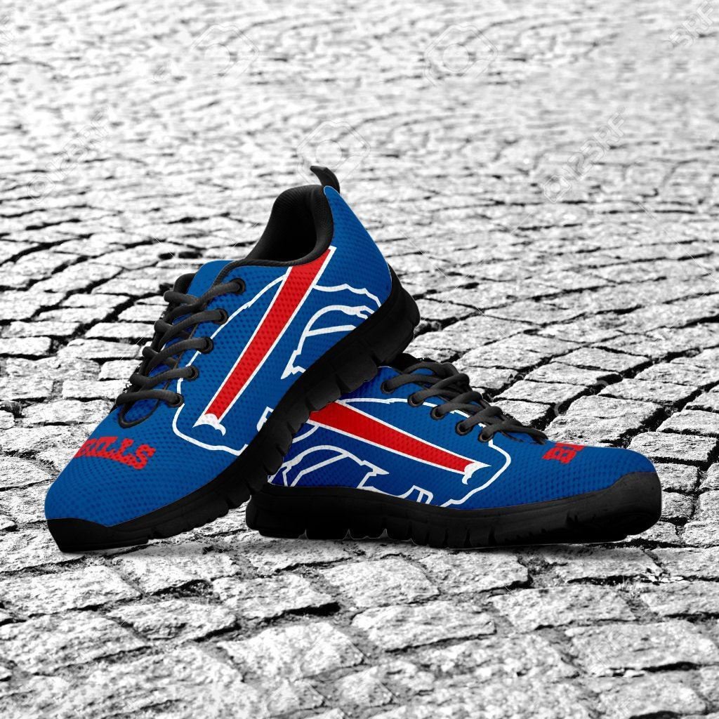 Buffalo Bills Fan Custom Unofficial Running Black Shoes Sneakers ...