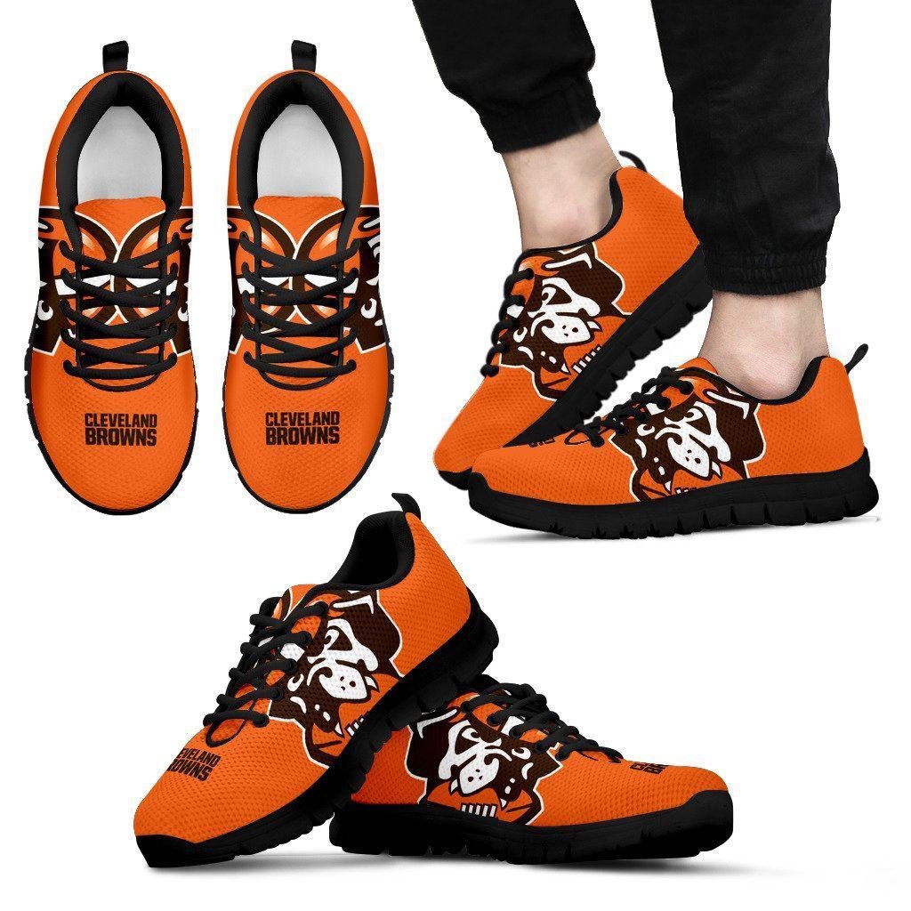 Cleveland Browns Fan Custom Unofficial Running Black Shoes