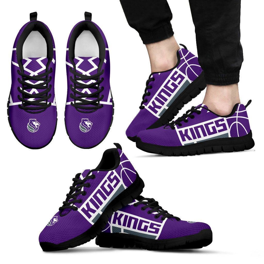 shoes custom sacramento Black Running Sacramento Unofficial Fan Shoes Custom Kings