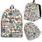 School pattern Custom Backpack