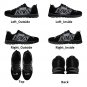 Los Angeles Kings Men Shoes sneakers Fan Unofficial Running Shoes, sneakers Black Sole