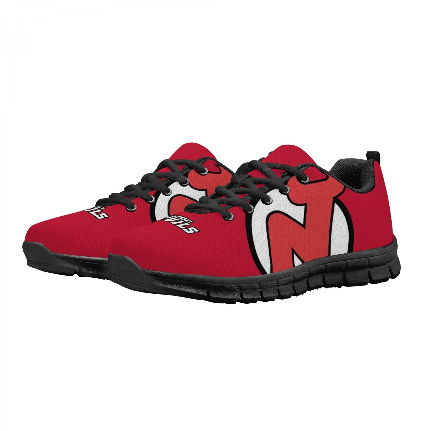 New Jersey Devils Men Shoes sneakers Fan Unofficial Running Shoes, sneakers Black Sole