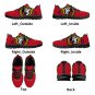 Ottawa Senators Men Shoes sneakers Fan Unofficial Running Shoes, sneakers black Sole
