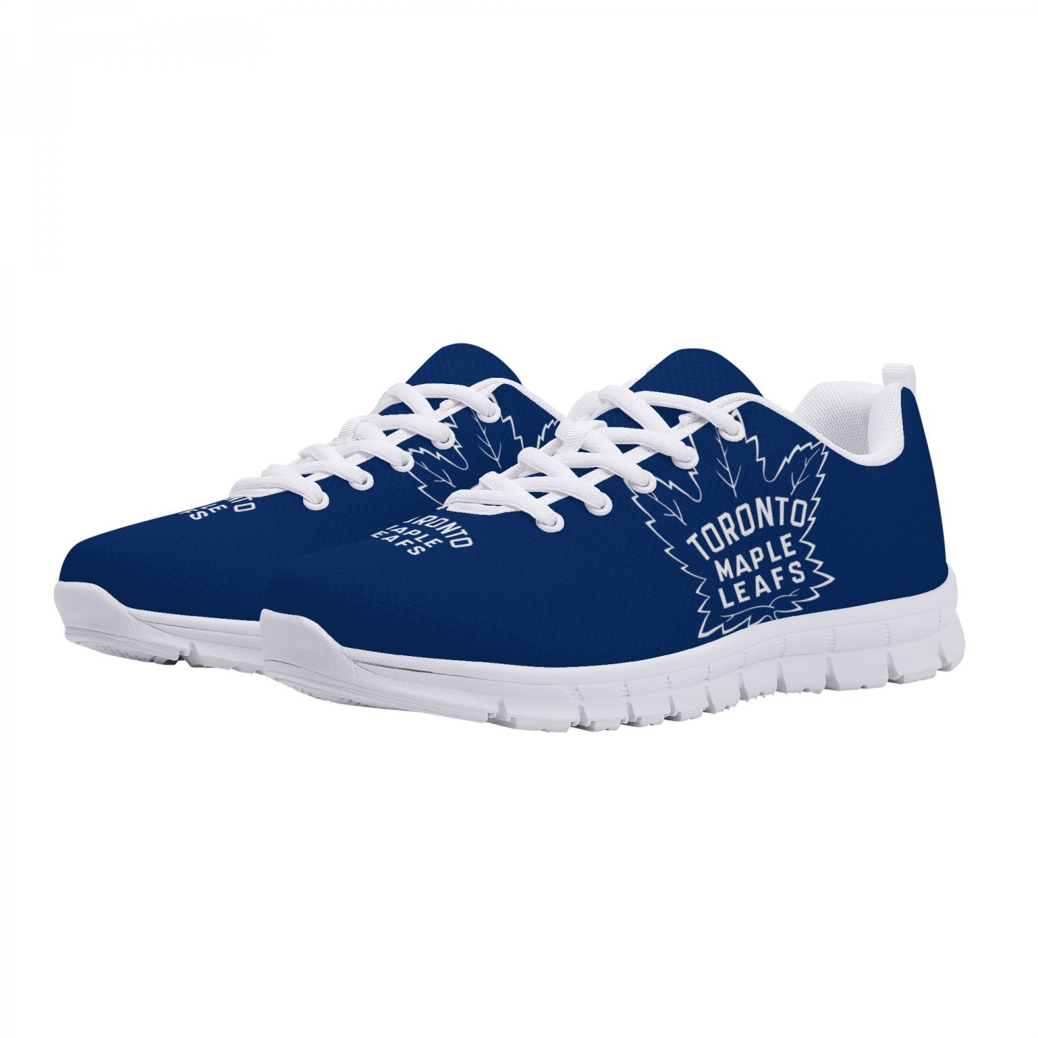 Toronto Maple Leafs Kids Shoes sneakers Fan Unofficial Running Shoes, sneakers Black or White Sole