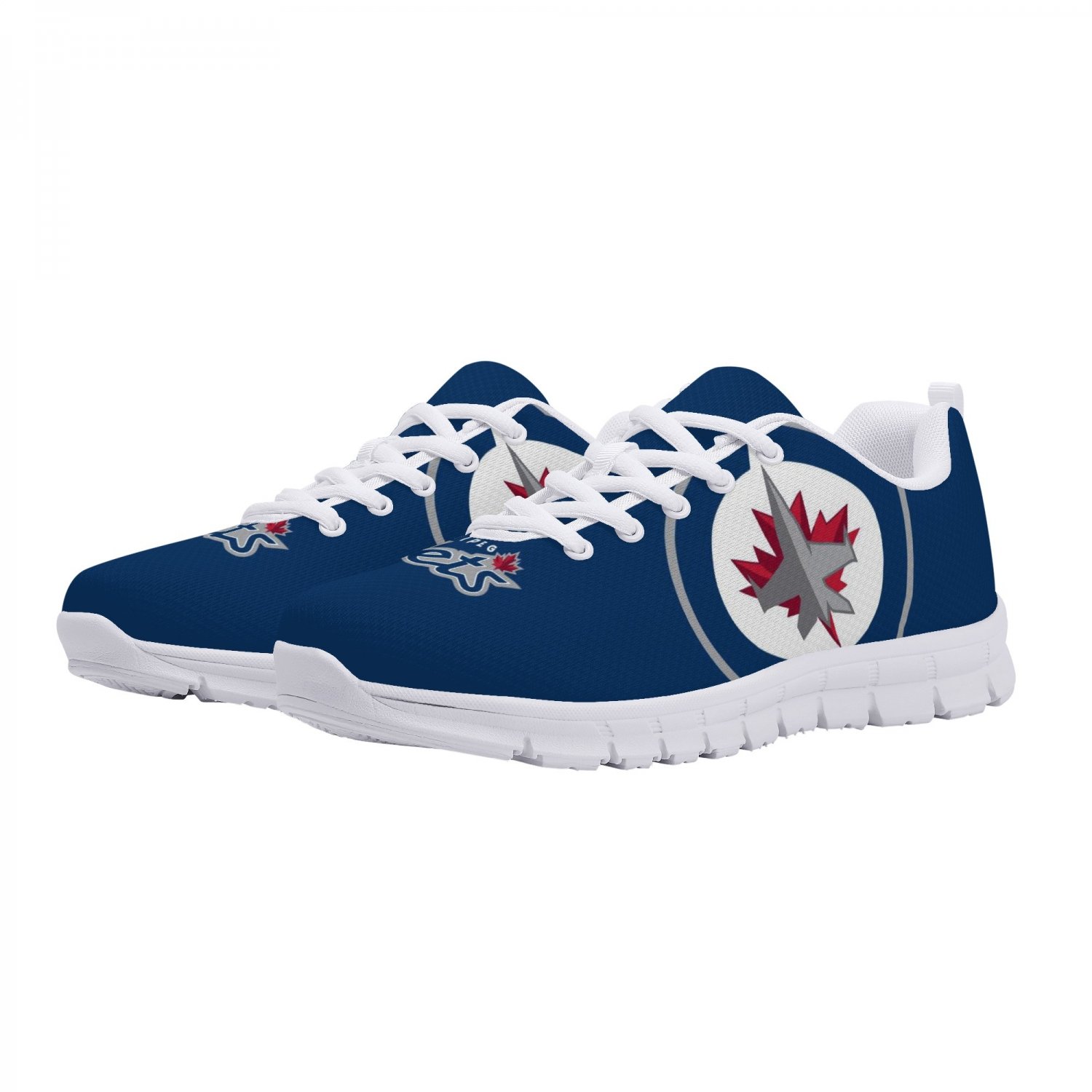 Winnipeg Jets Men Shoes sneakers Fan Unofficial Running Shoes, sneakers white Sole