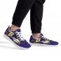 Baltimore Ravens Women Shoes sneakers Fan Unofficial Running Shoes, sneakers Black or White Sole