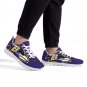 Baltimore Ravens Kids Shoes sneakers Fan Unofficial Running Shoes, sneakers Black or White Sole