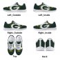 Green Bay Packers Men Shoes sneakers Fan Unofficial Running Shoes, sneakers white Sole