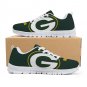 Green Bay Packers Women Shoes sneakers Fan Unofficial Running Shoes, sneakers Black or White Sole