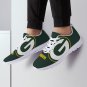 Green Bay Packers Women Shoes sneakers Fan Unofficial Running Shoes, sneakers Black or White Sole