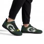 Green Bay Packers Women Shoes sneakers Fan Unofficial Running Shoes, sneakers Black or White Sole