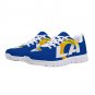 Los Angeles Rams Women Shoes sneakers Fan Unofficial Running Shoes, sneakers Black or White Sole