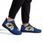Los Angeles Rams Women Shoes sneakers Fan Unofficial Running Shoes, sneakers Black or White Sole