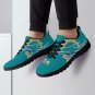 Miami Dolphins Men Shoes sneakers Fan Unofficial Running Shoes, sneakers black Sole