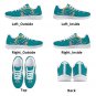 Miami Dolphins Men Shoes sneakers Fan Unofficial Running Shoes, sneakers white Sole