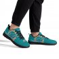 Miami Dolphins Women Shoes sneakers Fan Unofficial Running Shoes, sneakers Black or White Sole