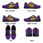 Minnesota Vikings Men Shoes sneakers Fan Unofficial Running Shoes, sneakers black Sole