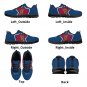 Atlanta Braves Men Shoes sneakers Fan Unofficial Running Shoes, sneakers black Sole