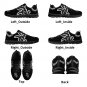 Chicago White Sox Men Shoes sneakers Fan Unofficial Running Shoes, sneakers black Sole