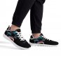 Miami Marlins Women Shoes sneakers Fan Running Shoes, sneakers Black or White Sole