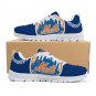 New York Mets Kids Shoes sneakers Fan Unofficial Running Shoes, sneakers Black or White Sole