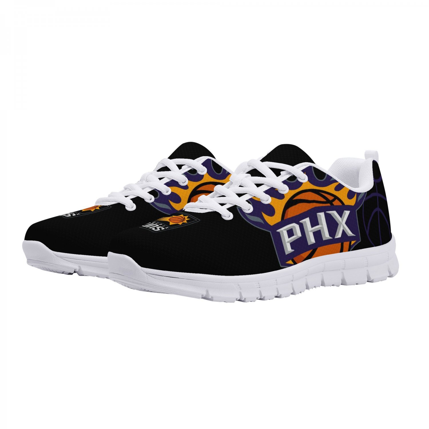 Phoenix Suns Men Shoes sneakers Fan Unofficial Running Shoes, sneakers white Sole