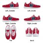 Washington Wizards Men Shoes sneakers Fan Unofficial Running Shoes, sneakers white Sole
