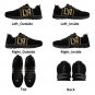Los Angeles FC Men Shoes sneakers Fan Unofficial Running Shoes, sneakers black Sole