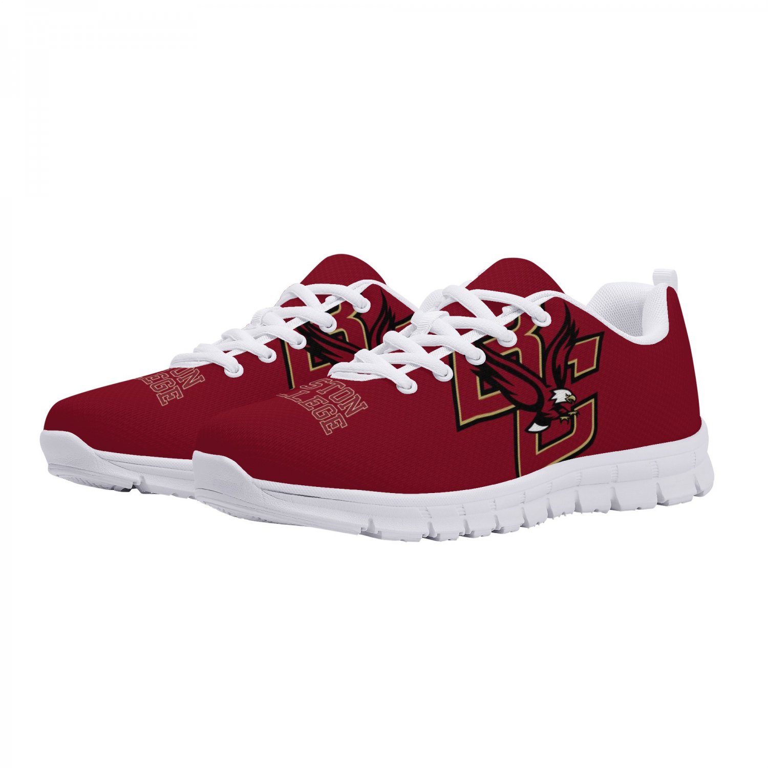 Boston College Eagles Men Shoes sneakers Fan Unofficial Running Shoes, sneakers white Sole