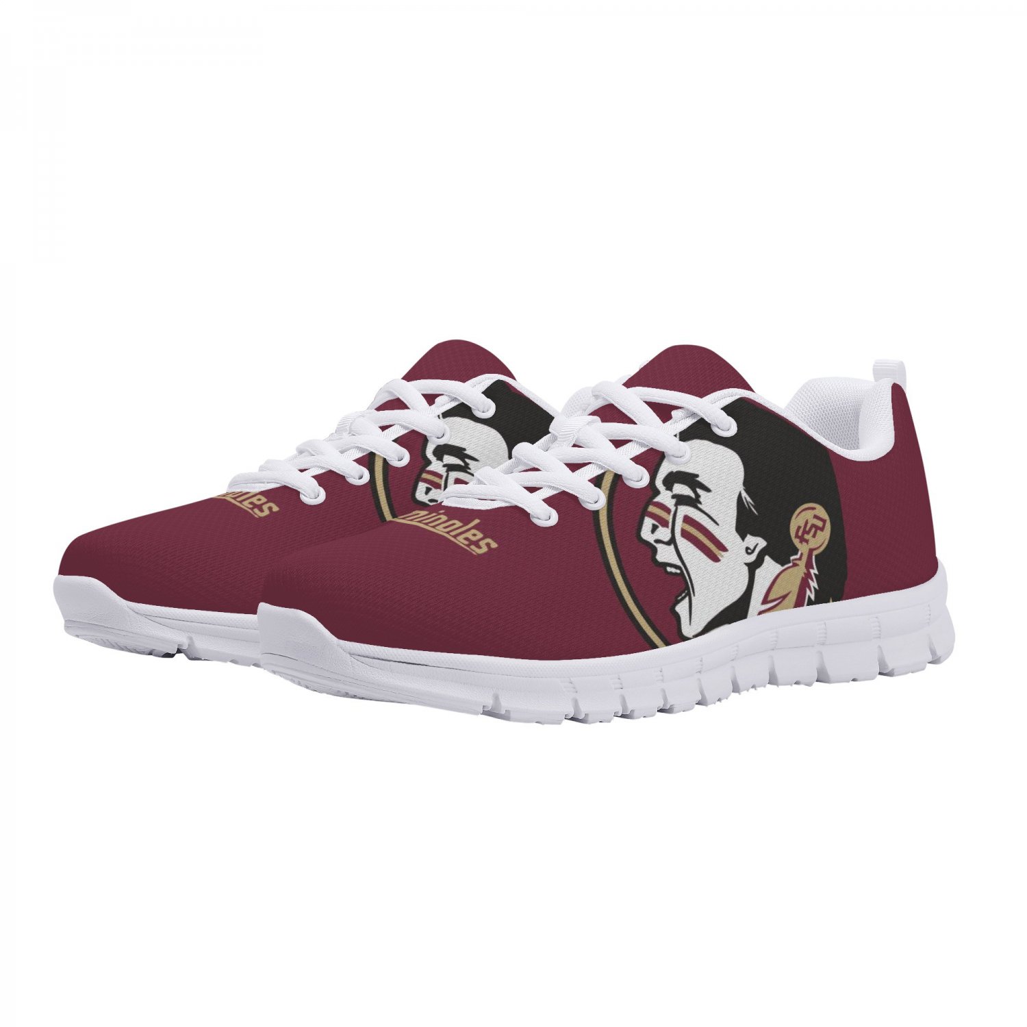 Florida State Seminoles Men Shoes sneakers Fan Unofficial Running Shoes, sneakers white Sole