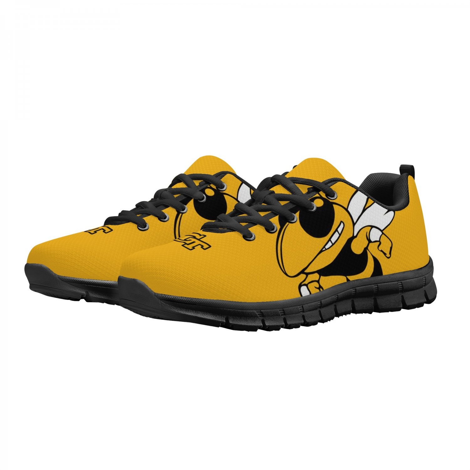 Georgia Tech Yellow Jackets Men Shoes sneakers Fan Unofficial Running Shoes, sneakers black Sole