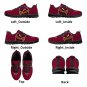 Virginia Tech Hokies Men Shoes sneakers Fan Unofficial Running Shoes, sneakers black Sole