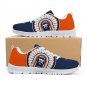 Illinois Fighting Illini Women Shoes sneakers Fan Running Shoes, sneakers Black or White Sole