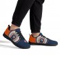 Illinois Fighting Illini Kids Shoes sneakers Unofficial Running Shoes, sneakers Black or White