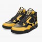 Kobe Bryant High-Top Men Sneakers, Handcrafted Sports Fan Shoes, Stylish Footwear, AJ4 Style