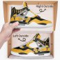 Kobe Bryant Women High-Top Sneakers, Handcrafted Fan Shoes, Stylish Footwear, AJ4 Style