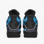 Carolina Panthers High-Top Men Sneakers, Handcrafted Sports Fan Shoes, Stylish Footwear, AJ4 Style