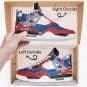 Buffalo Bills High-Top Men Sneakers, Handcrafted Fan Shoes, Stylish Footwear, AJ4 Style