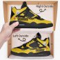 Pittsburgh Steelers Women High-Top Sneakers, Handcrafted Fan Shoes, Stylish Footwear, AJ4 Style