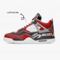 Ohio State Buckeyes Women High-Top Sneakers, Handcrafted Fan Shoes, Stylish Footwear, AJ4 Style