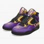 Los Angeles Lakers Women High-Top Sneakers, Handcrafted Fan Shoes, Stylish Footwear, AJ4 Style