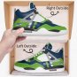Seattle Seahawks Women High-Top Sneakers, Handcrafted Fan Shoes, Stylish Footwear, AJ4 Style