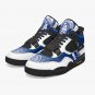 Los Angeles Dodgers High-Top Men Sneakers, Handcrafted Sports Fan Shoes, Stylish Footwear, AJ4 Style
