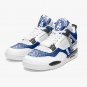 Los Angeles Dodgers High-Top Men Sneakers, Handcrafted Sports Fan Shoes, Stylish Footwear, AJ4 Style